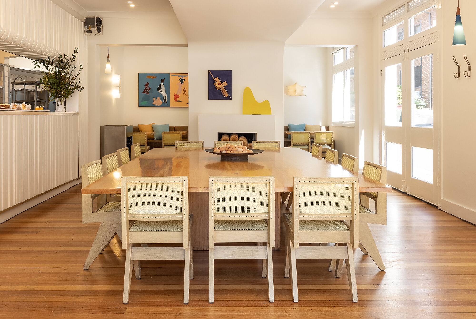 Interior photograph of Bills Darlinghurst by Ross Honeysett